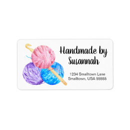 Crochet and Yarn Craft Business Label