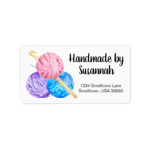 Crochet and Yarn Craft Business Label