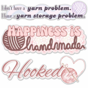 Crochet Bumper Stickers