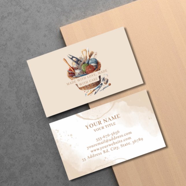 Crochet Business Card Template (Creator Uploaded)