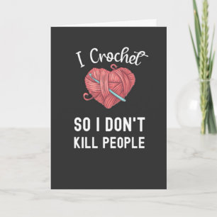 Crochet Cards Simple Yarn Minimalist Crocheting