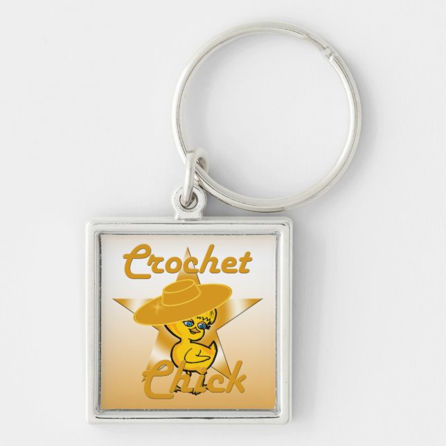 Crochet Chick #10 Keychain (Front)
