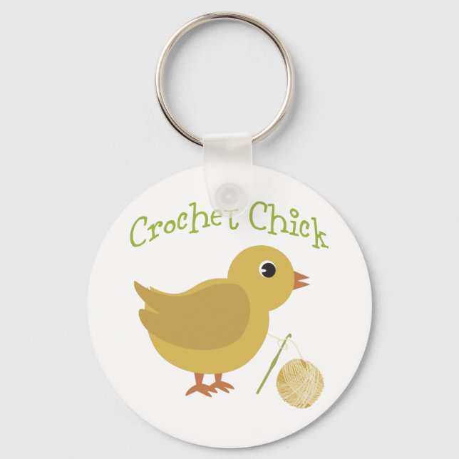 Crochet Chick Keychain (Front)