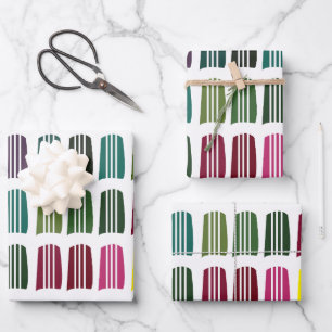 Crochet Colorful Knitting Yarn Pattern Crochet Wrapping Paper Sheets