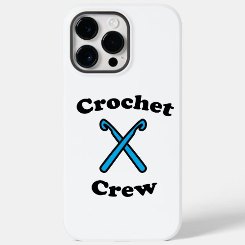 Crochet Crew Blue Hooks Funny Case_Mate iPhone 14 Pro Max Case