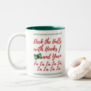 Crochet • Deck the Halls Hooks + Yarn Crafts Two-Tone Coffee Mug