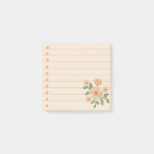 Crochet effect Flowers Post-it Notes