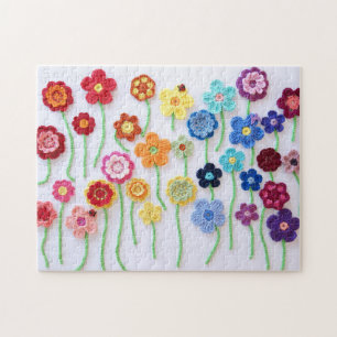Crochet Flower Field Puzzle