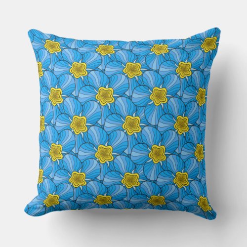 crochet flower pattern free throw pillow