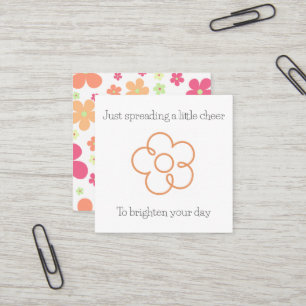 Crochet Flower Trinket Spreading Cheer Karma Cards