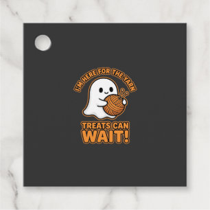 Crochet Ghost Yarn Halloween Design Favor Tags