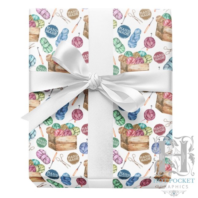 Crochet Gift Wrapping Paper (Creator Uploaded)