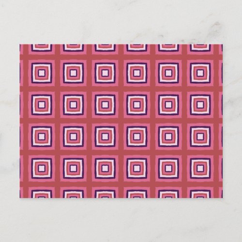 Crochet Granny Square Blankets _ Pink Purple White Postcard