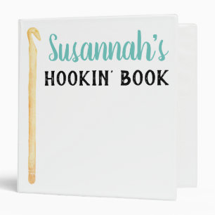 Crochet Hook Customizable Pattern Binder