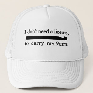 Crochet Hook License Maker Crafts Trucker Hat