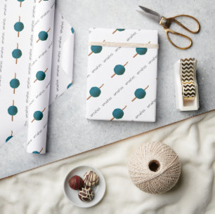 Crochet Hook & Yarn Crafts Wrapping Paper