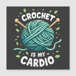 Crochet is my cardio Sewing yarn Fitness