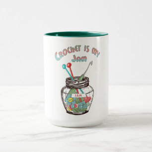 “Crochet Is My Jam” Mug