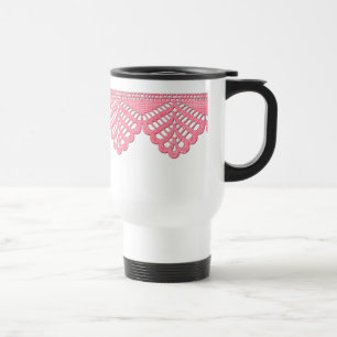 Crochet Lace Travel Mug
