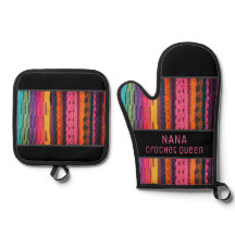 Crochet look! For the kitchen queen! Oven Mitt