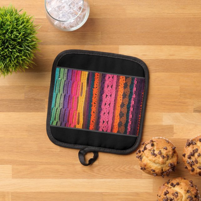 Crochet look! For the kitchen queen!  Pot Holder (Top Down)