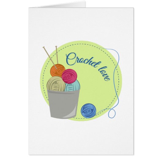 Crochet Love Cards (Front)