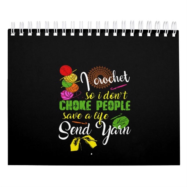 Crochet Lover| I Love Crochetting Calendar (Cover)