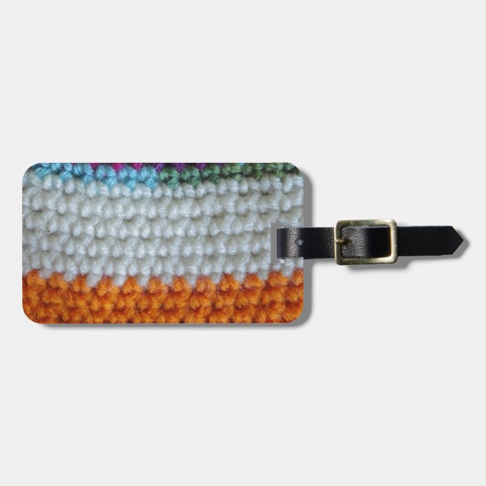 Crochet Luggage Tag