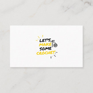 Crochet makers calling card