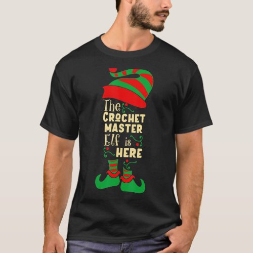 Crochet Master Elf Christmas Matching Family Chris T_Shirt