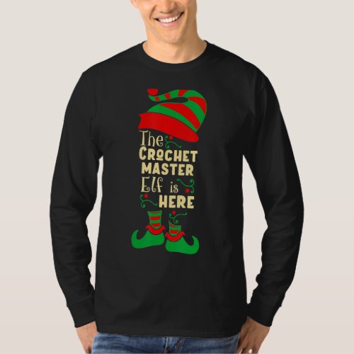 Crochet Master Elf Christmas Matching Family Chris T_Shirt