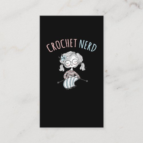 Crochet Mom Hobby Crafting Grandma Yarn Lover Business Card