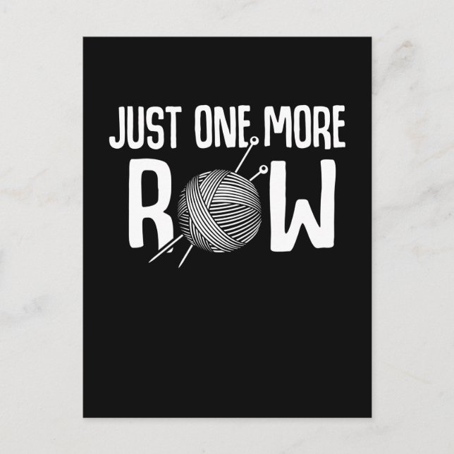 Crochet Mom Yarn Hobby Crafting Grandma Postcard (Front)