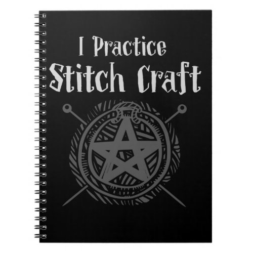 Crochet Mum Witch Occult Crafting Yarn Lover Notebook