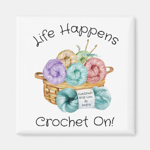 Crochet On Personalized Magnet