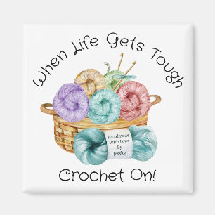 Crochet On Personalized Magnet