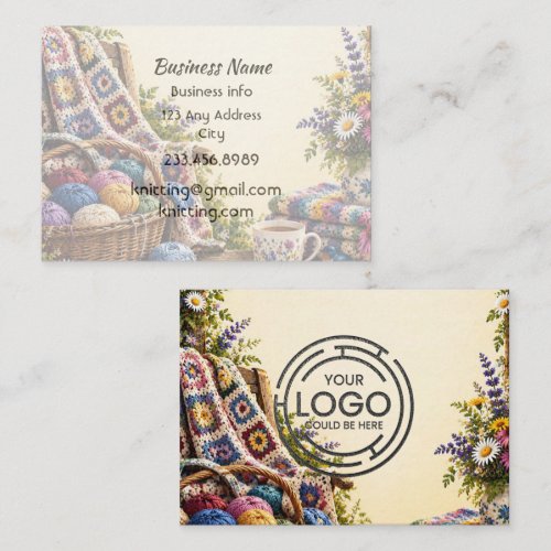 Crochet or Wool Teacher or Store, Shop Owner Business Card
