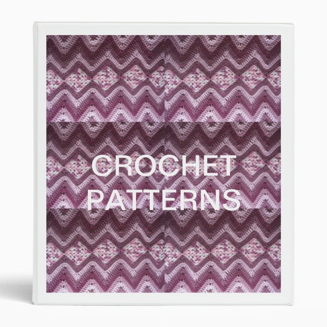 Crochet Patterns Avery Binder (Front)