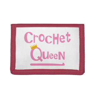 Crochet Queen Trifold Wallet