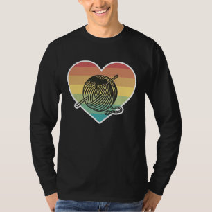 Crochet Quilter Yarn Hook Grandma Mom T-Shirt