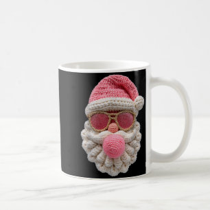 Crochet Santa Blowing Bubble Gum Christmas Girly K Coffee Mug