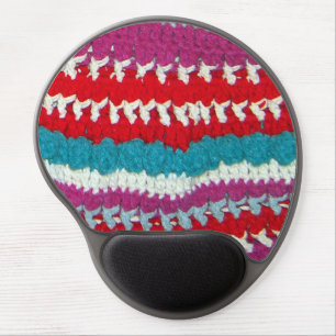 crochet stitches gel mouse pad
