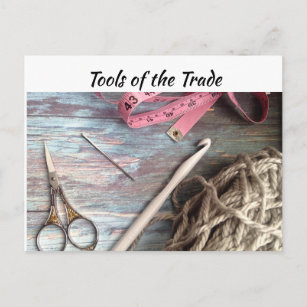 Crochet Tools of the Trade  Postcard