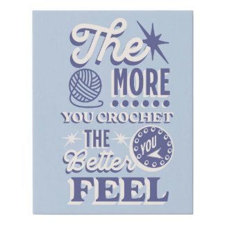 Crochet Wall Art Canvas