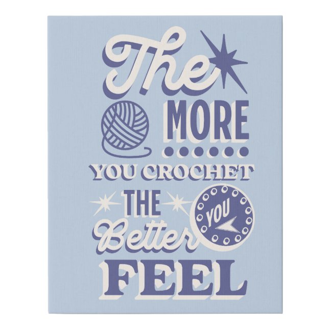 Crochet Wall Art Canvas (Front)