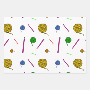 Crochet Wrapping Paper Sheets