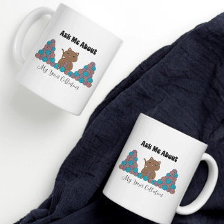 Crochet Yarn Collection Cat Funny Coffee Mug