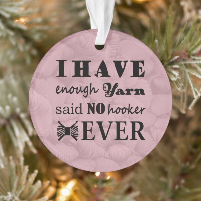 Crochet - Yarn Hoarder Crafts Ornament (Tree)