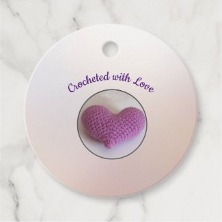 Crocheted with Love, Crafters Favor Tags