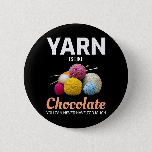 Crocheting Crochet Chocolate Knitting Crochet Button (Front)